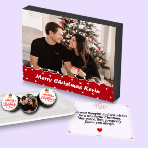 CHOCOLADE HOUSE-Christmas chocolate Trees Design Customized Gift Wooden Box