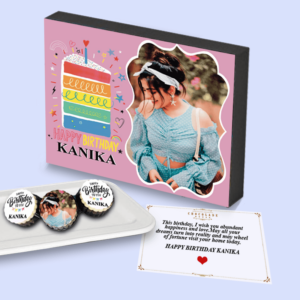 Colorful Leaves Design Chocolate Wooden Gift Box