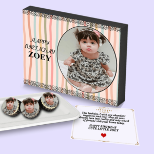 Colorful Party Design Chocolate Wooden Gift box - Image 3