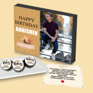 Colorful Strips Design Chocolate Wooden Gift Box - Image 2