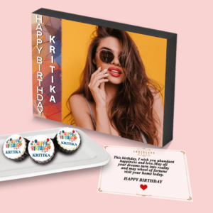 Colorful Strips Design Chocolate Wooden Gift Box - Image 4