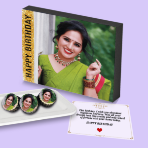 Cute Design Chocolate Wooden Gift Box