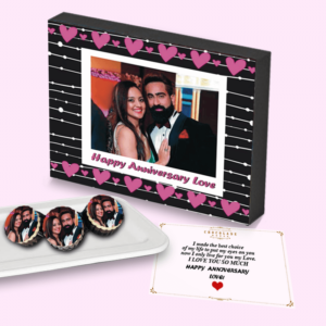 Golden Leaves Design Chocolate Wooden Gift Box